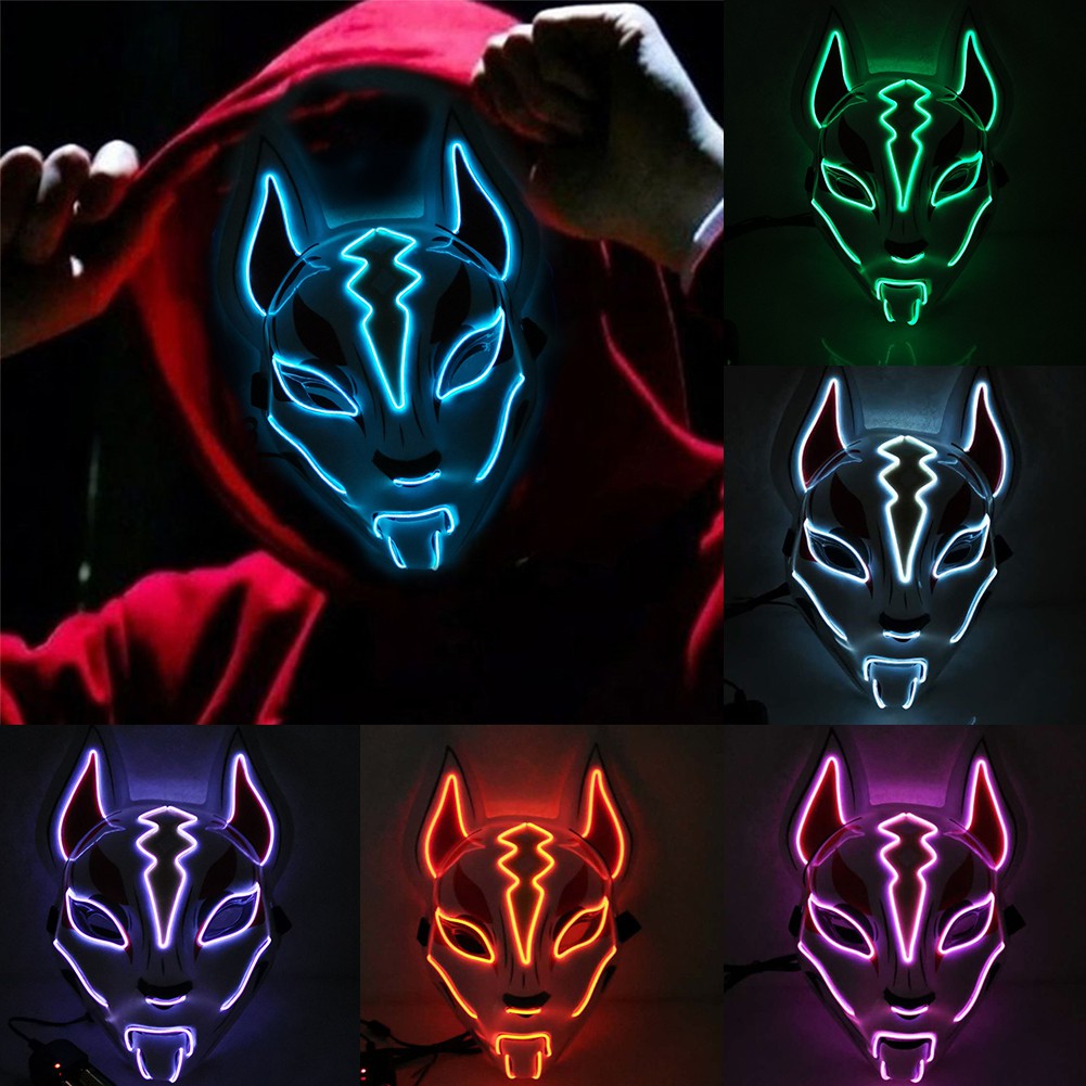 Mặt Nạ Đèn Led Hình Con Cáo Độc Đáo