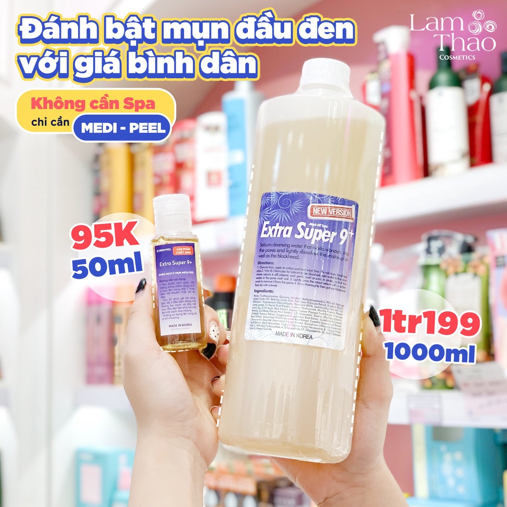 [Mã SKAMSALE8 giảm 10% đơn 200K] Dung Dịch Ủ Mụn Đầu Đen Medi-Peel Extra Super 9 Plus