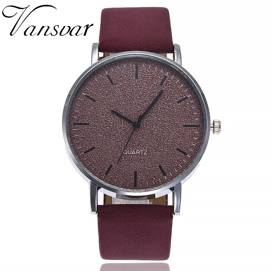 Đồng hồ đeo tay quartz mặt tròn thời trang thanh lịch cho nữ | BigBuy360 - bigbuy360.vn