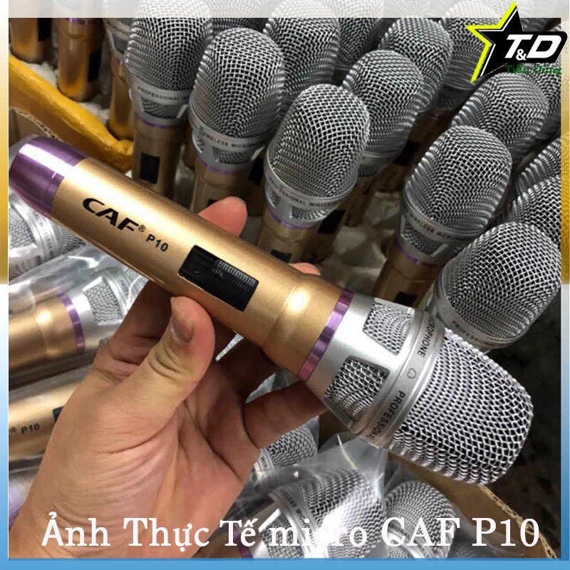 Mic Hát Karaoke Gia đình cực hay CAF-P10 bảo hành 1 năm