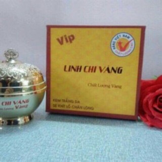 Kem dưỡng trắng da 6 tác dụng linh chi vàng