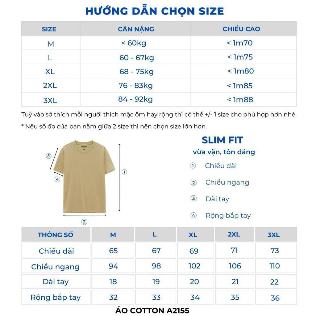 Áo Thun Trơn Nam Cổ Tròn Ngắn Tay REETA Vải Cotton Cao Cấp Co Giãn Mềm Mịn Phom Trẻ Trung Lịch Lãm - A2155