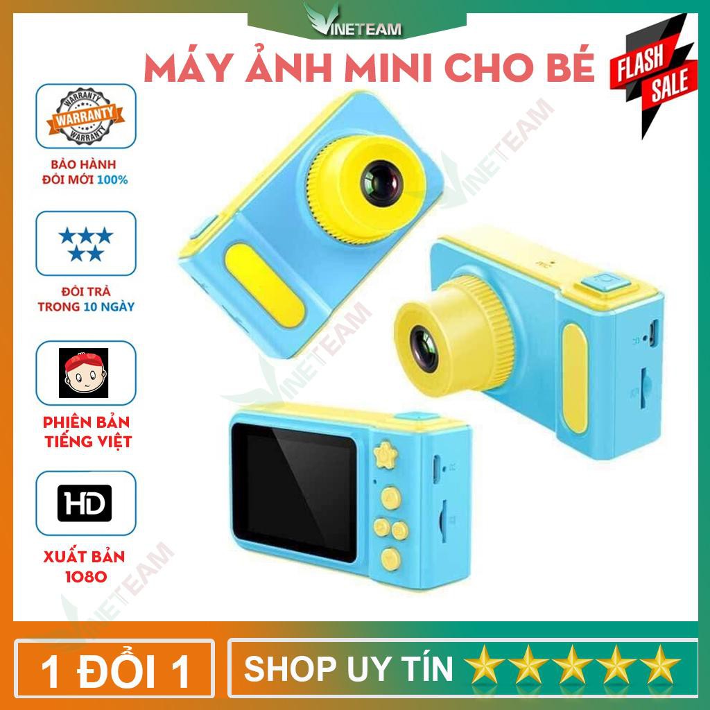 Máy ảnh trẻ em ảnh kỹ thuật số mini dễ thương thích hợp đi biển,đi chơi,dã ngoại Qùa tặng sinh nhật cho bé -dc3582