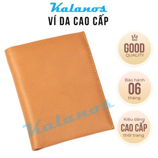 Ví nam da bò cao cấp Kalanos KBN090 ví đứng da bò