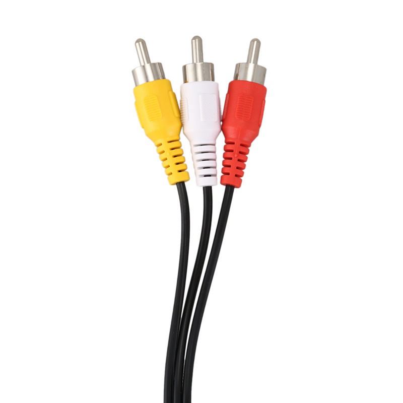 Dây cáp chuyển đổi đầu đực 1.5M 4.9ft 3 RCA sang 4 Pin S-Video