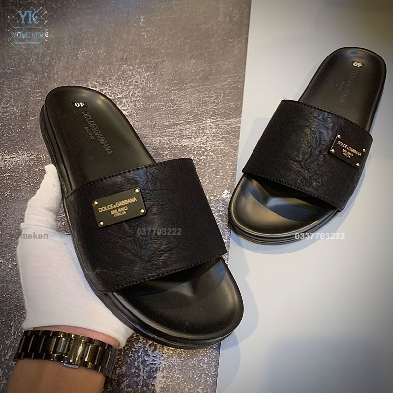Dép DG Gabana Hàng Chuẩn Da Xịn 100% Bảo Hành Da 12 Tháng