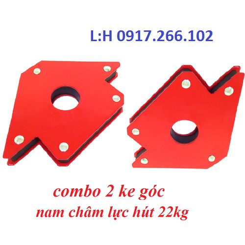2 ke góc nam châm lực hút 22kg - 0917.266.102