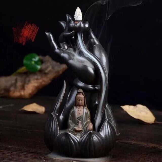 THÁC KHÓI TRẦM HƯƠNG TẶNG KÈM HỘP TRẦM 20 NỤ