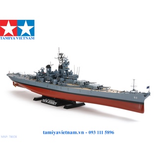 78028 mô hình chiến hạm quân sự 1/350 scale u.s. battleship bb-62 new jersey