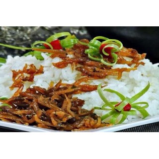 1kg Cá cơm khô mổ đôi cắt đầu