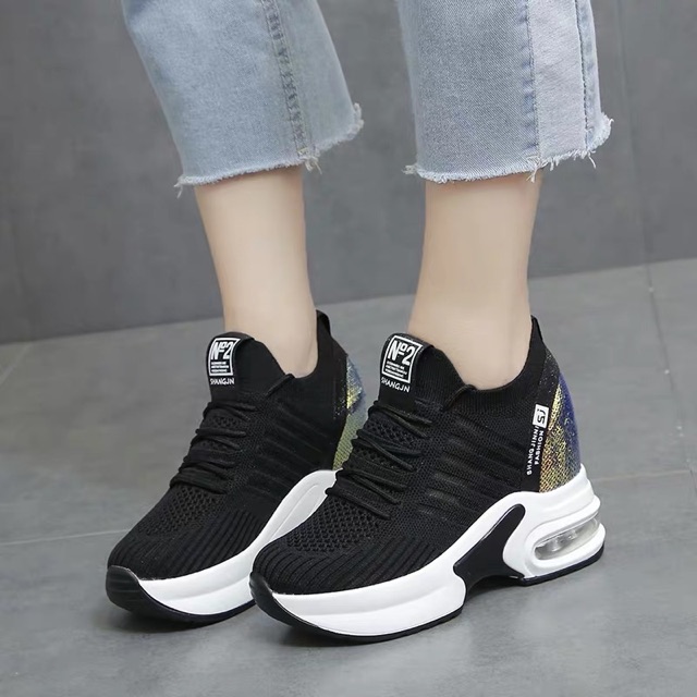 Giày thể thao đế độn nữ cao cấp 8cm