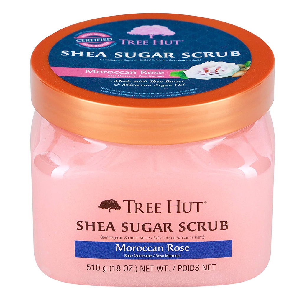 Sữa tắm tẩy tế bào chết Tree Hut Shea Sugar Scrub Bohemian Escape 510g (Mỹ)