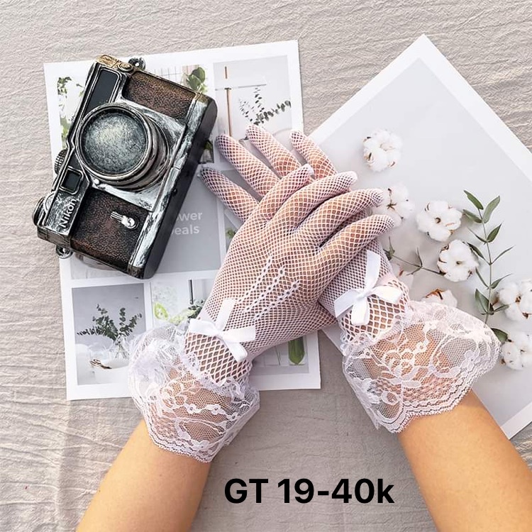 Găng tay ren cao cấp cho cô dâu phong cách nhẹ nhàng