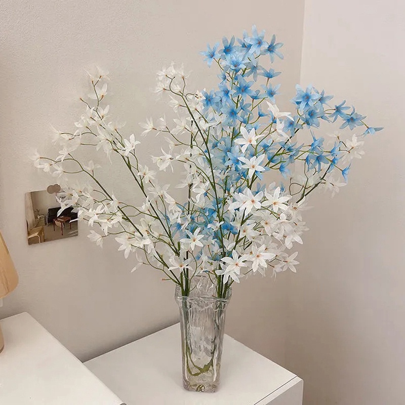 1 Bông Hoa Lụa Nhân Tạo Trang Trí Phòng Khách, Sân Vườn, Tiệc Cưới