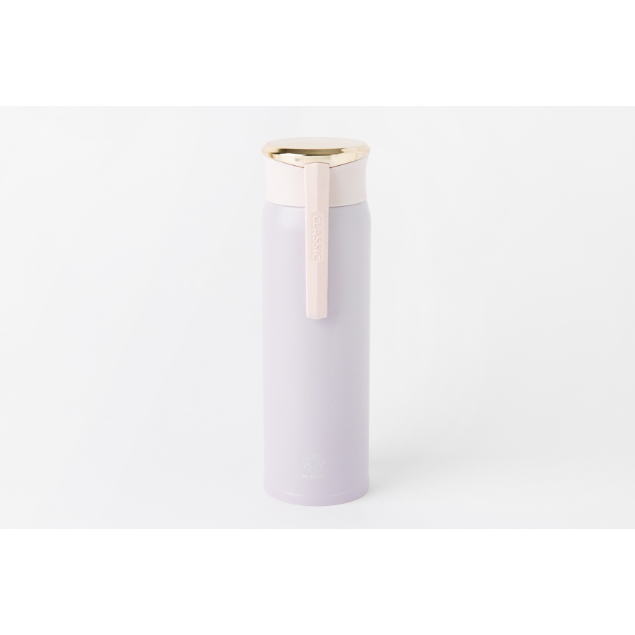 Bình Uống Nước Tumbler ARTBOX Hàn Quốc Màu Tím Nắp Vàng Pastel