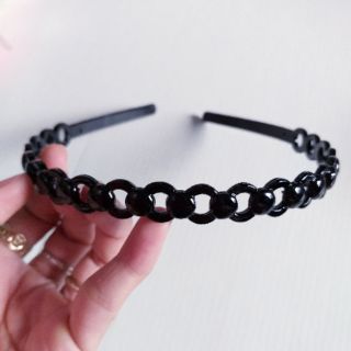 Cài tóc màu đen số 8 màu đen bóng