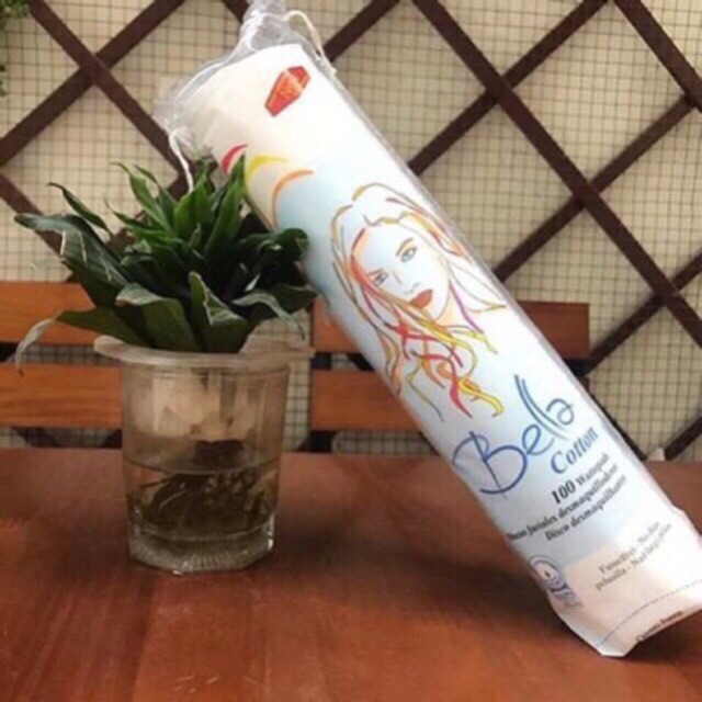 Bông Tẩy Trang Bella Due Cotton 100 miếng