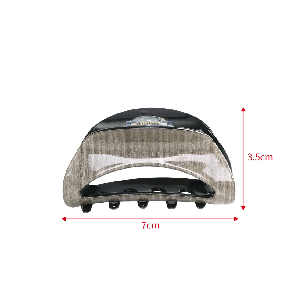 Kẹp tóc nữ Haimeikang hoa văn vân gỗ phong cách Hàn Quốc xinh xắn
