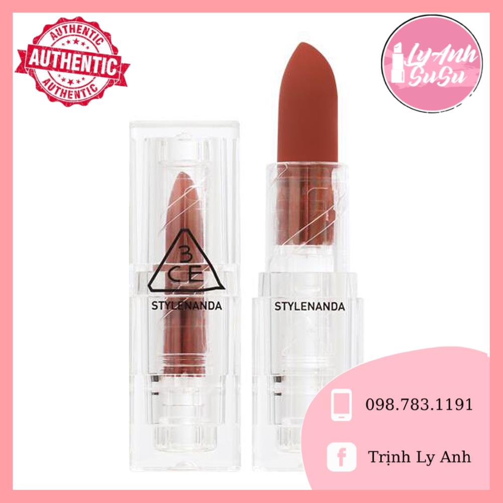 Son thỏi 3CE vỏ trong Soft Matte Lipstick đủ màu