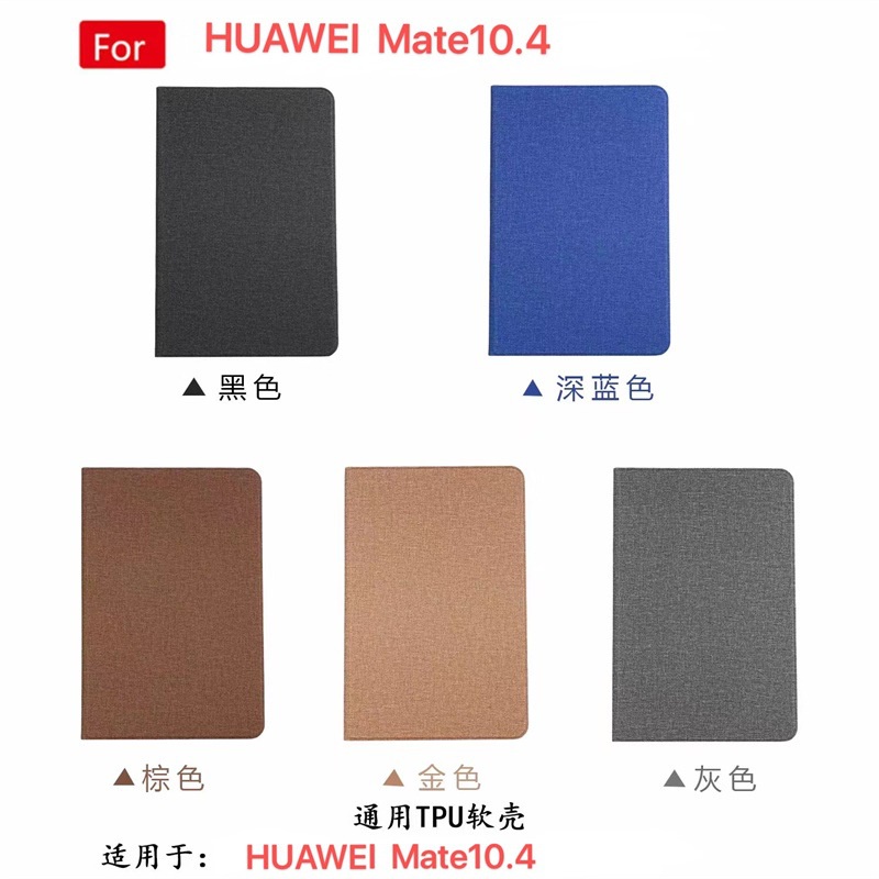 Bao Da Máy Tính Bảng Chống Sốc Kiểu Cuốn Sách Cho Huawei Matepad 10.4 V6/Matepad pro 10.8/T3 10 LTW3