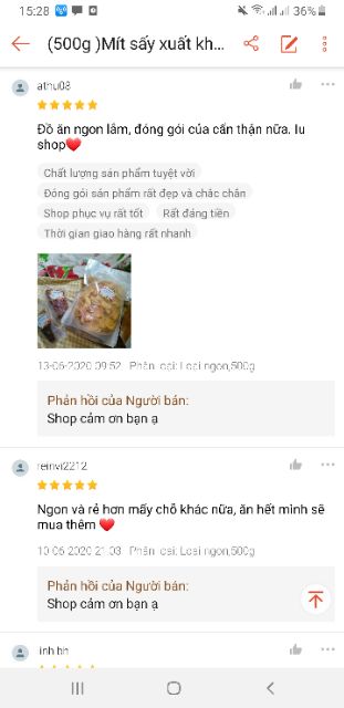 (500g )Mít sấy xuất khẩu siêu ngon