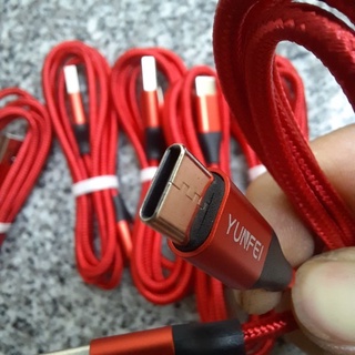 Cáp sạc nhanh cổng micro usb / type c dài 1m cho điện thoại samsung xiaomi...