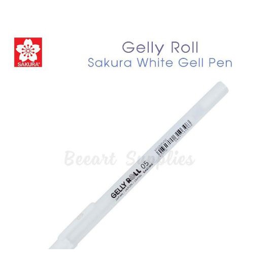 [ HỌA CỤ ONLINE ] Bút gel GELLY ROLL SAKURA màu TRẮNG