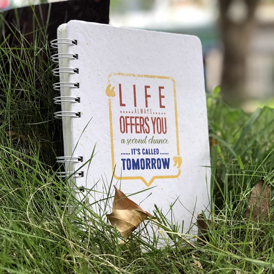 Notebook: Life Always offers you a second chance - its called tomorrow