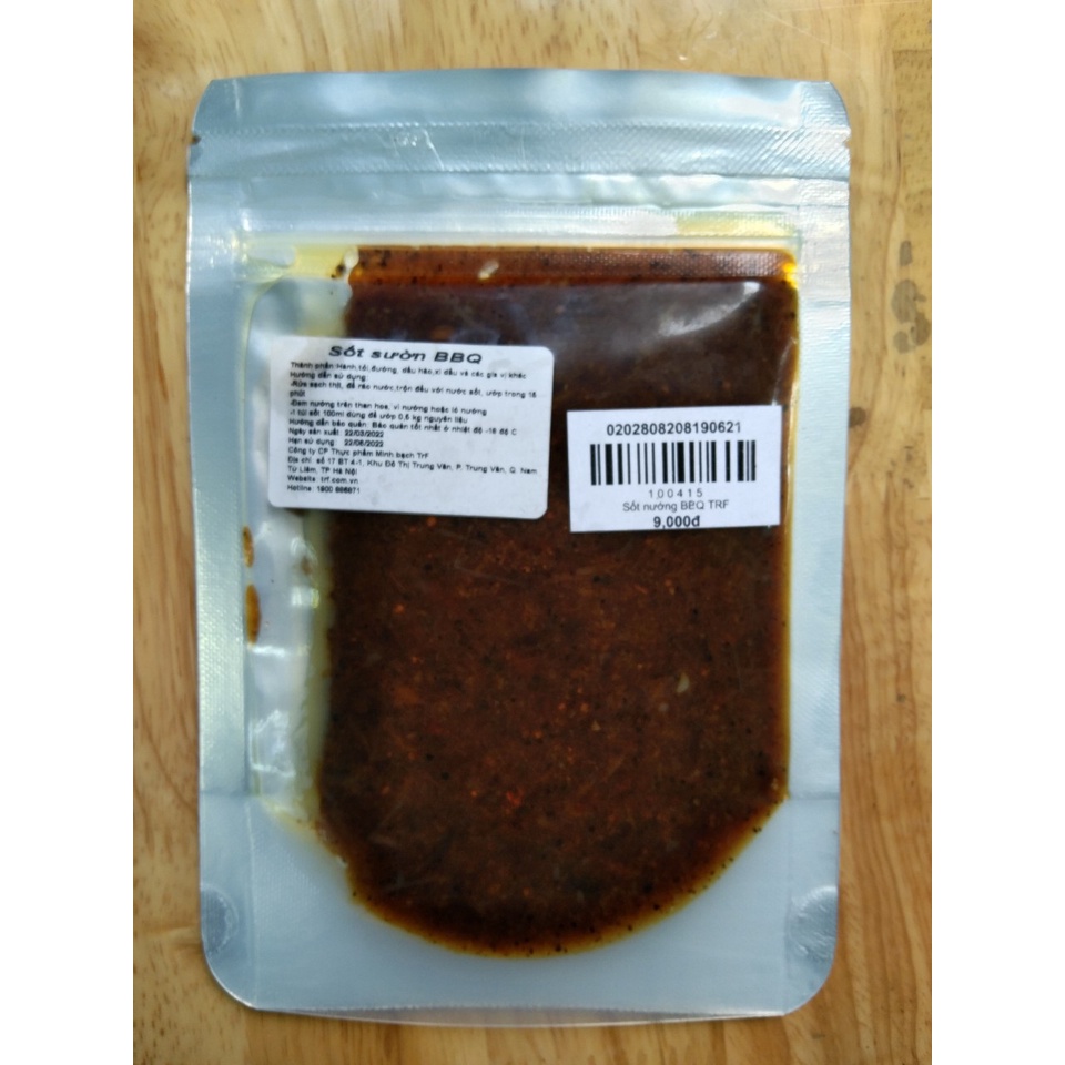 Sốt thịt nướng BBQ Truefood túi 100ml dùng cho 500g thịt [HN ship hỏa tốc]