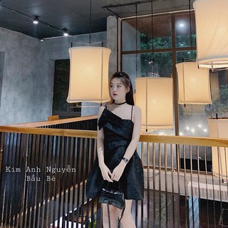 Váy gấm họa tiết
