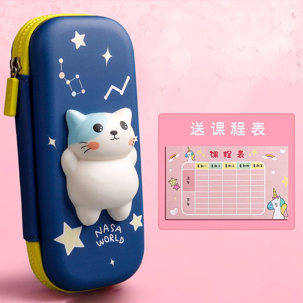 Túi Đựng Bút Chống Thấm Nước Họa Tiết Hoạt Hình 3D Dễ Thương