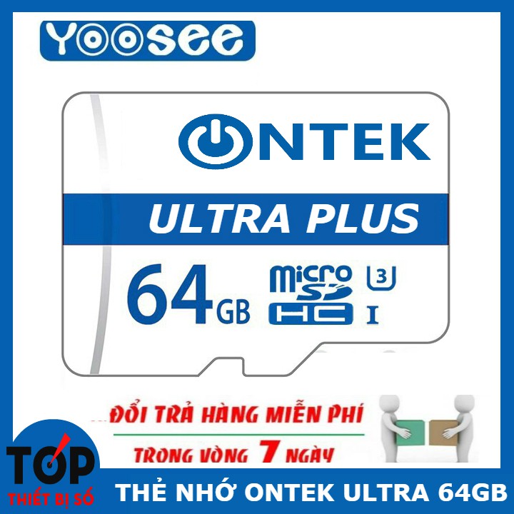 Thẻ nhớ MicroSD LEXAR 64GB U3 Chính hãng/ ONTEK ULTRA 64G chính hãng cho camera WIFI, Camera hành trình