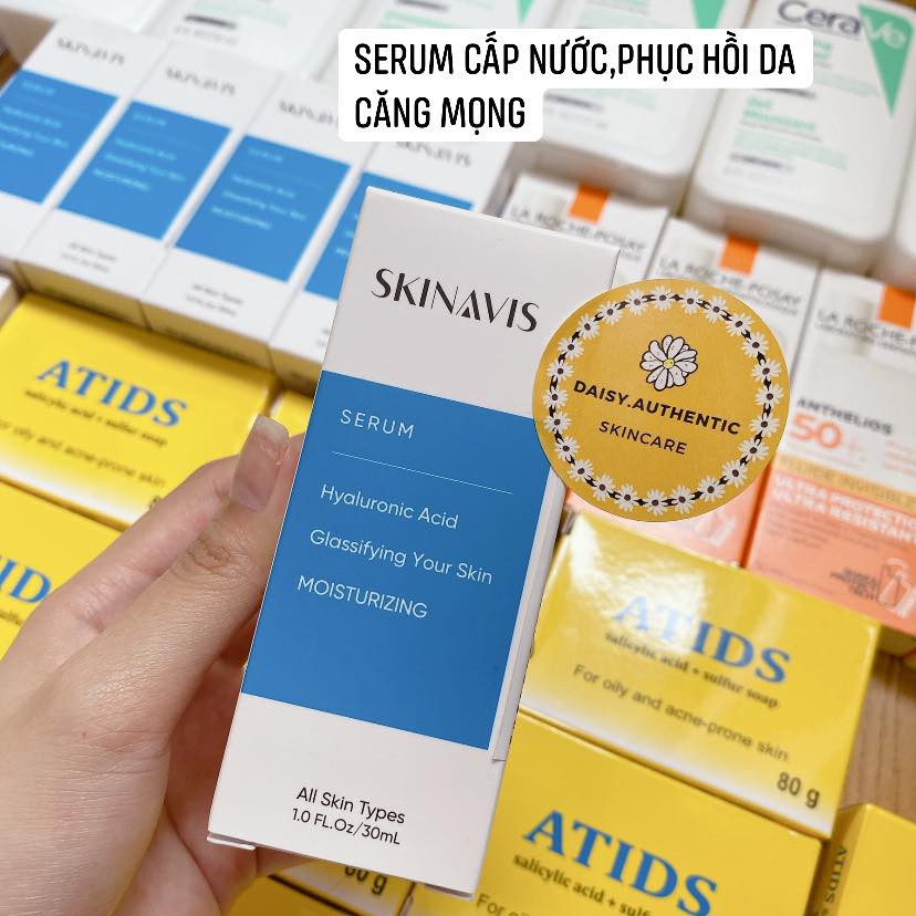 Serum SKINAVIS Tinh Chất Cấp Ẩm Phục Hồi Hyaluronic Acid & Niacinamide + B5 30ml
