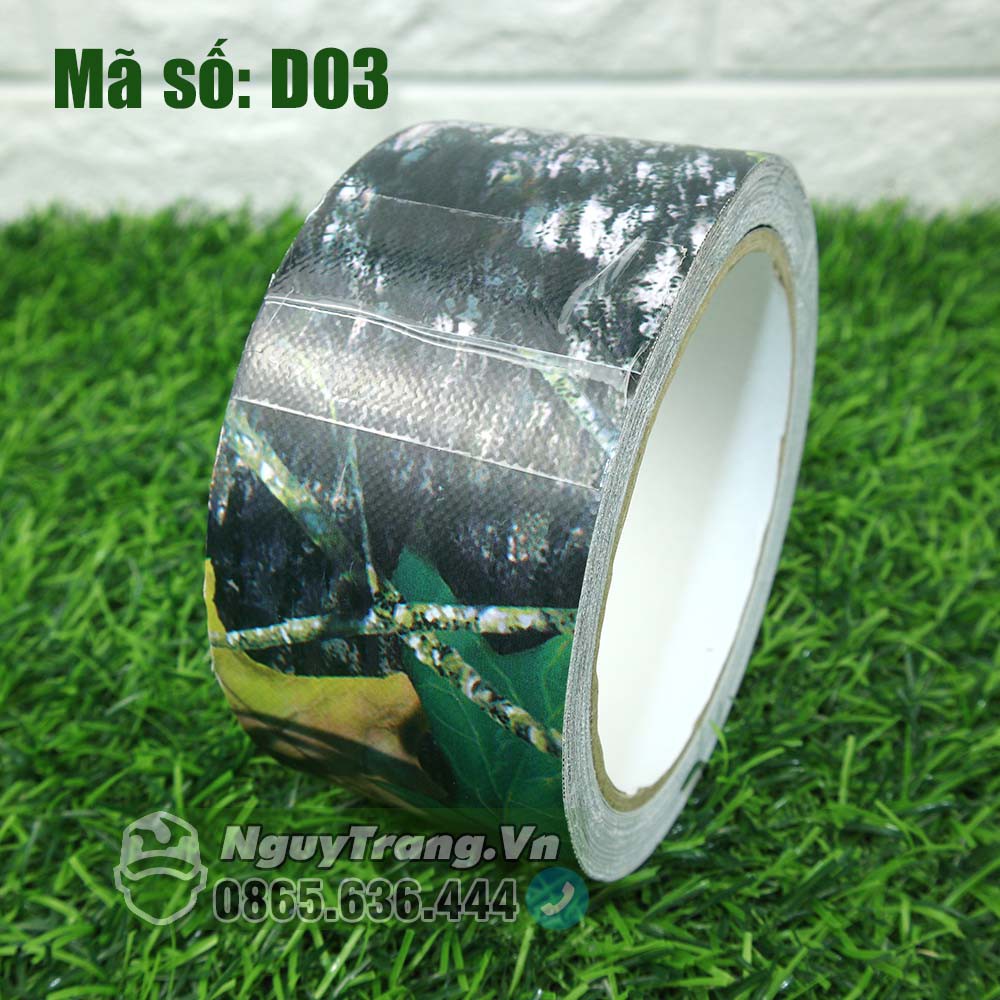 Băng keo dính ngụy trang 3d chống nước D03