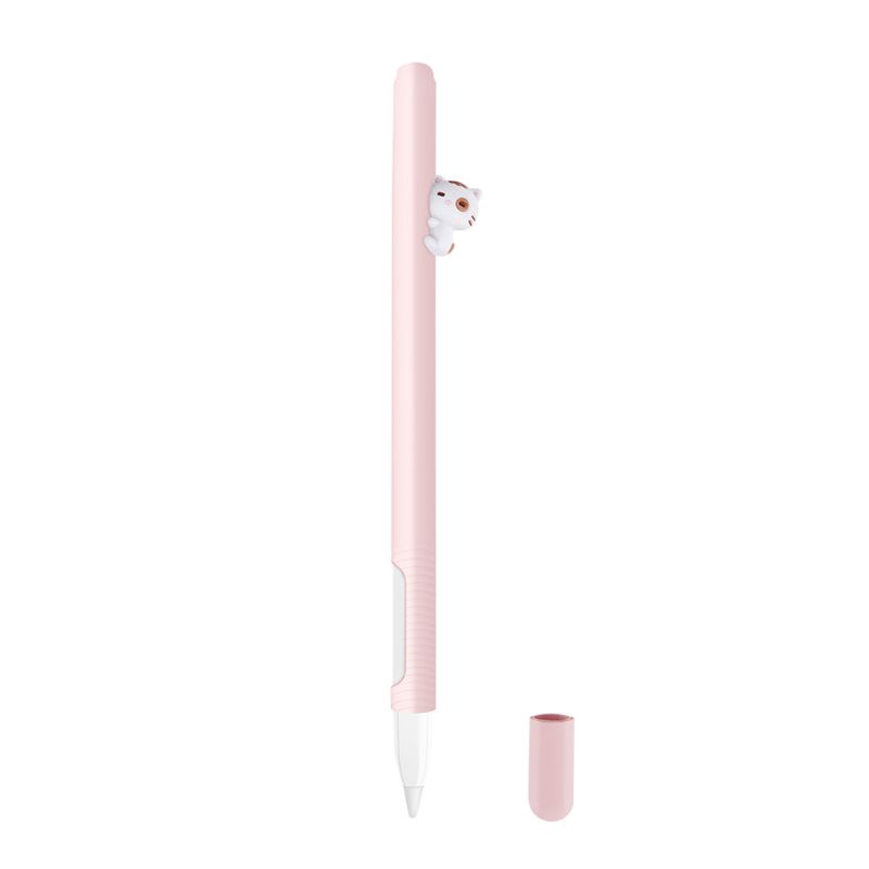 Vỏ bọc silicone bảo vệ bút cảm ứng Apple Pencil 2 họa tiết chú mèo đáng yêu