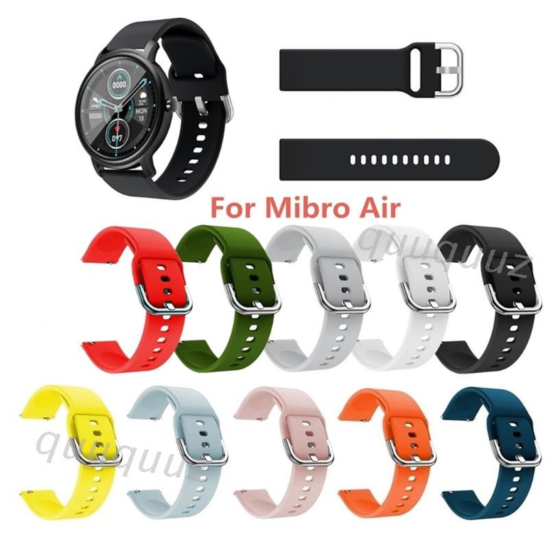 Dây Đeo Thay Thế Bằng Silicone Chống Nước 20mm Cho Xiaomi Mi Bro Air