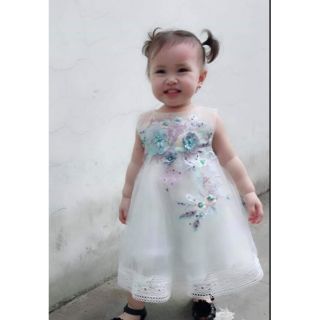 Váy bé gái,váy công chúa 9kg-20kg đỏ, kem, trắng, hồng v04
