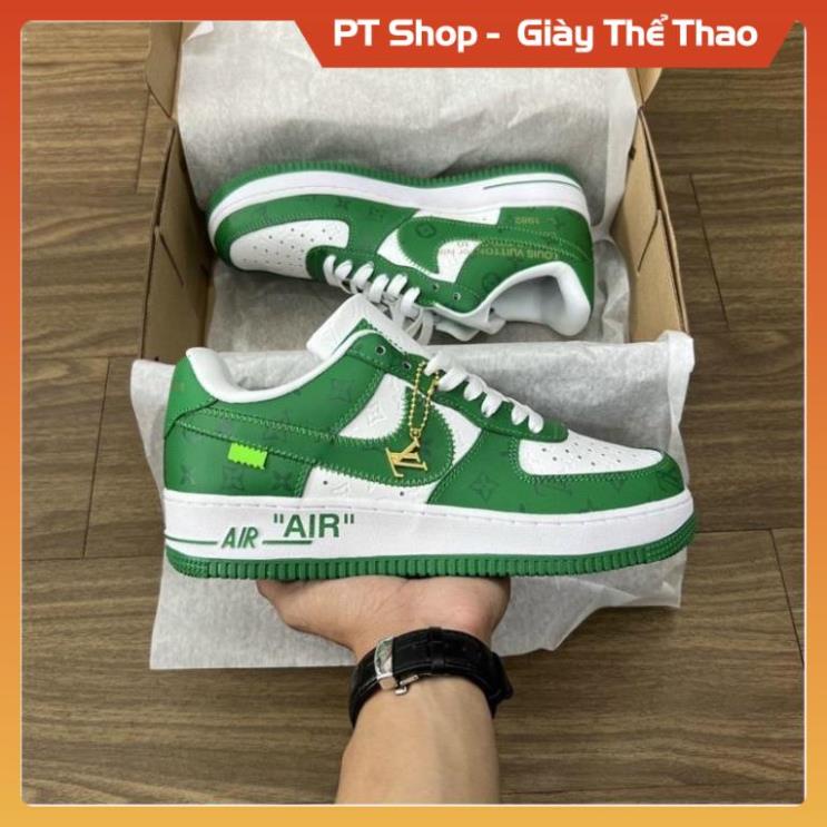 [FreeShip+ Hàng Xịn] Giày_Nike nam nữ, giày thể thao snearkes nam nữ LV xanh Fullsz, Fullbox Hot Trens học sinh