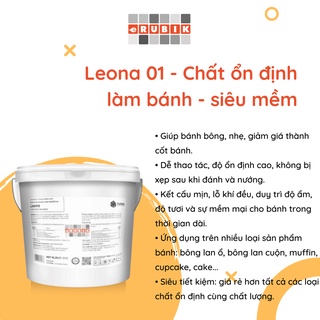Chất ổn định làm bánh cao cấp  FARINA: Leona 01 - xô 18kg