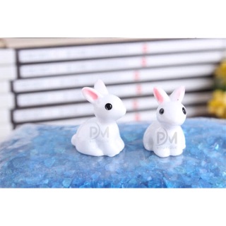 Charm thỏ ngồi _ Nguyên liệu làm slime