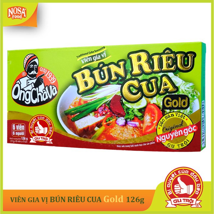Viên Gia Vị Bún Riêu Cua Ông Chà Và Gold 126gr | BigBuy360 - bigbuy360.vn