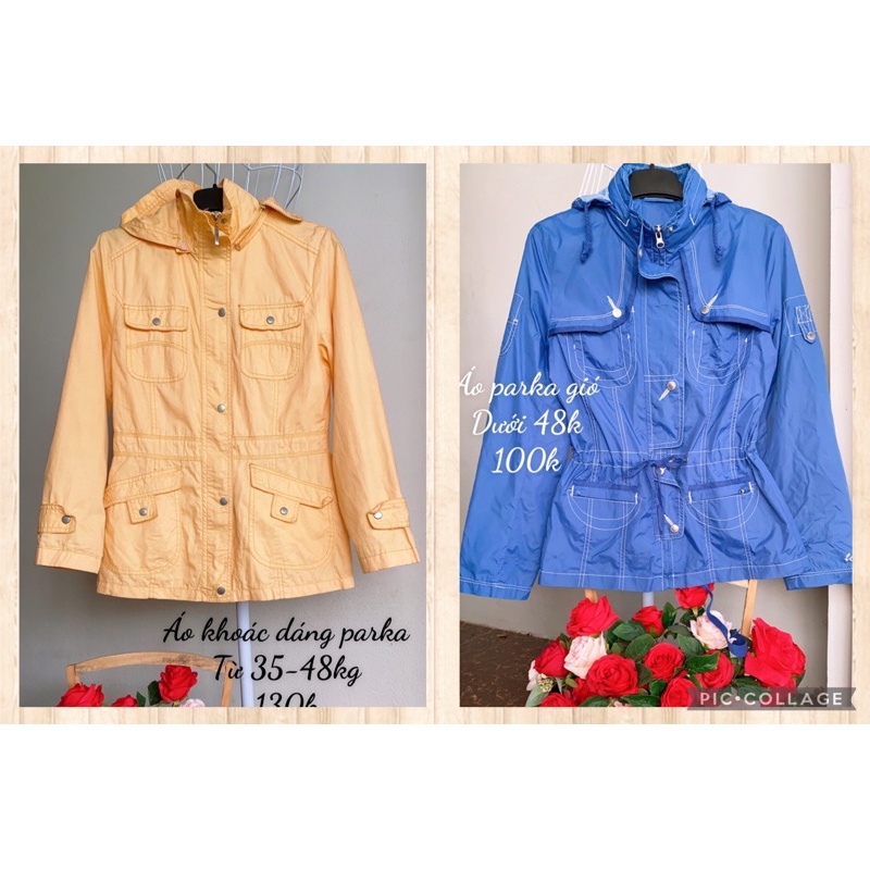Áo parka form dưới 48kg