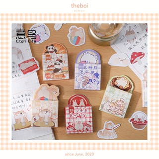 Một Hộp Hình Dán Gấu Panda Và Những Người Bạn Trang Trí Sổ Bullet Journal theboiofficial
