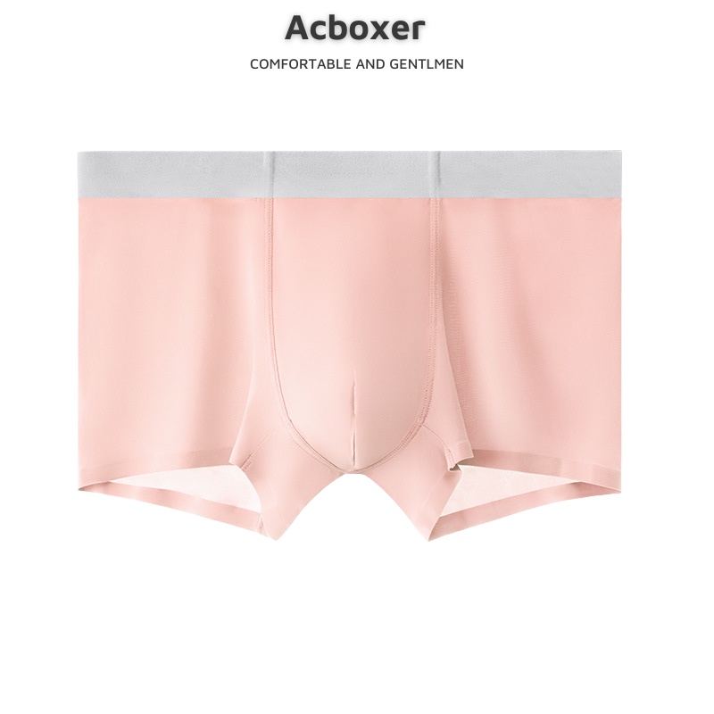Quần lót nam sịp đùi boxer vải lụa băng 120S mềm mại kháng khuẩn ACX08