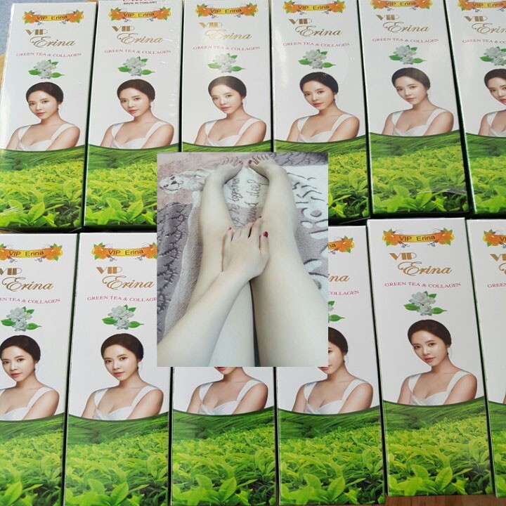 Tắm Trắng Trà Xanh Collagen Erina Thái Lan