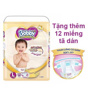 [CHỌN QUÀ TẶNG] 1GÓI TÃ DÁN BOBBY EXTRA SOFT_ DRY S74, M64, L58,XL52 MIẾNG
