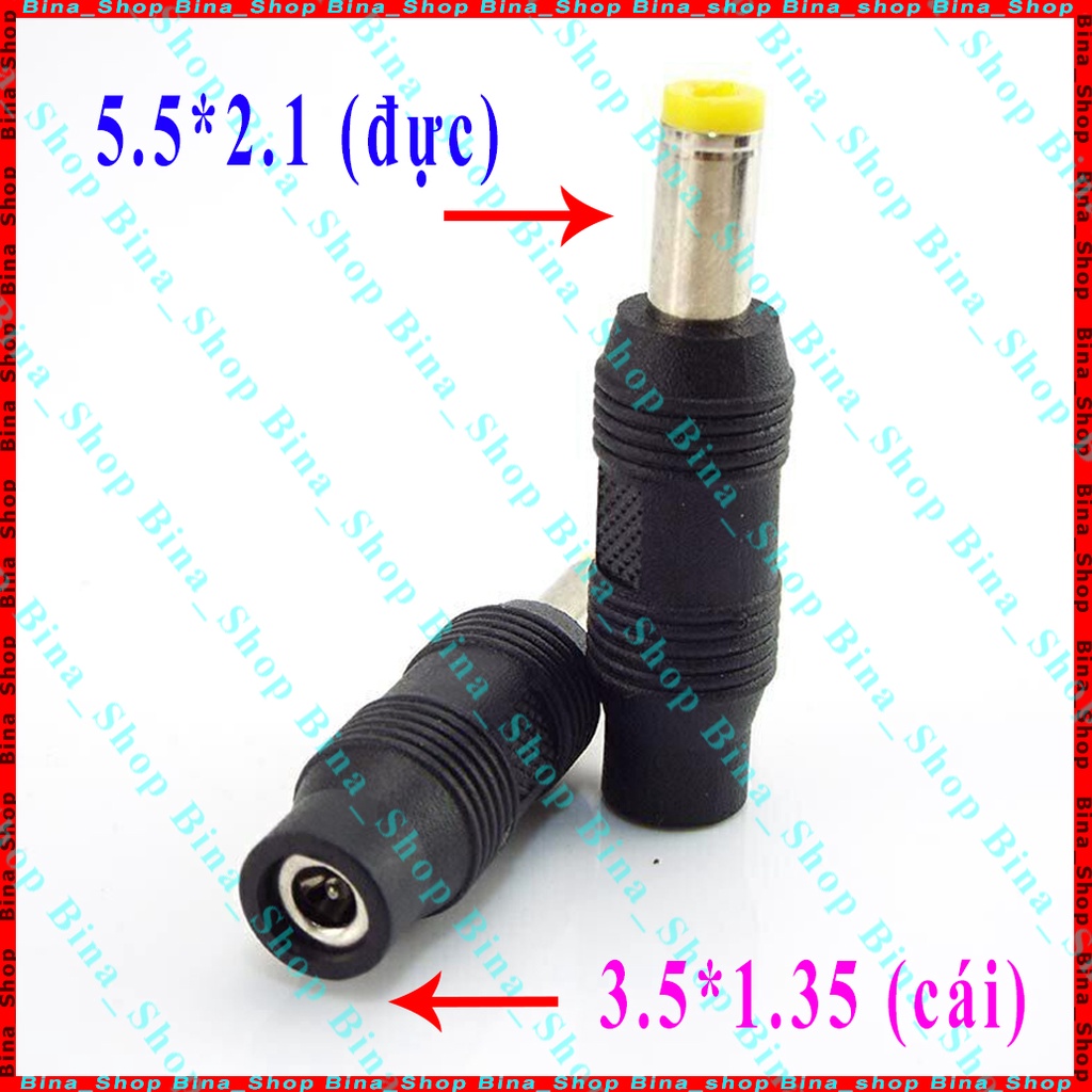 Đầu chuyển DC 5.5x2.1 / 3.5x1.35 tiện dụng