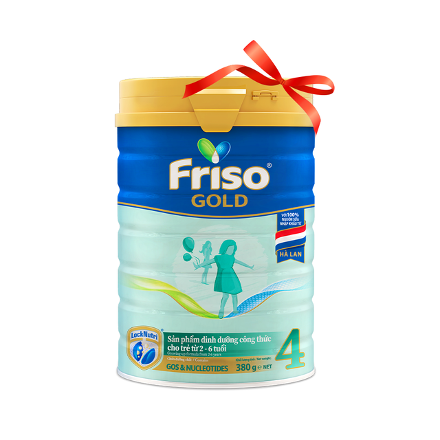 Tặng 1 lon friso gold 4 380gr combo 2 sữa bột friso gold 4 1400g - ảnh sản phẩm 4