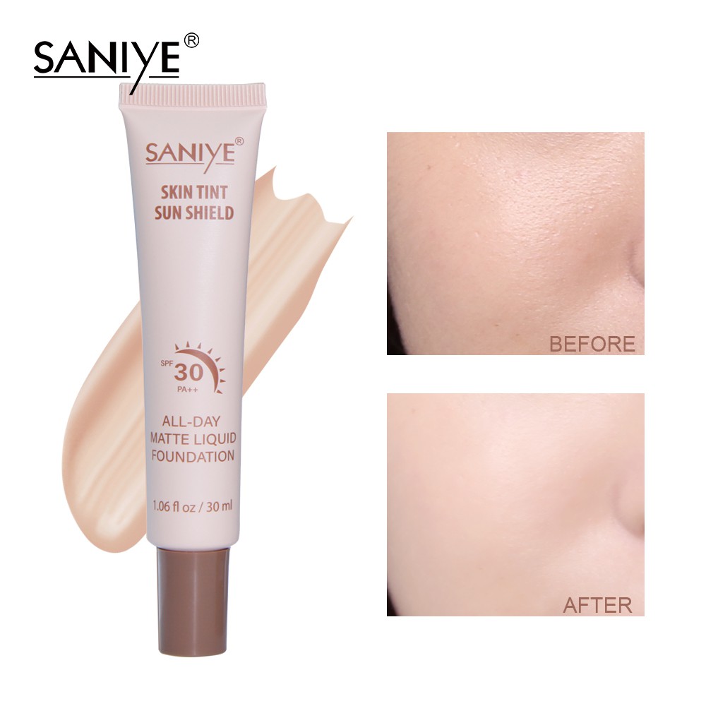 Kem nền SANIYE R6005 Che Phủ Toàn Diện 4 Màu Mờ Dễ Trang Điểm 30ml | BigBuy360 - bigbuy360.vn