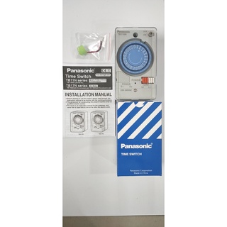 Công tắc hẹn giờ cơ Panasonic TB118N 15A 220V tặng kèm pin chờ Timer hẹn giờ Panasonic TB118N ổ cắm hẹn giờ cơ
